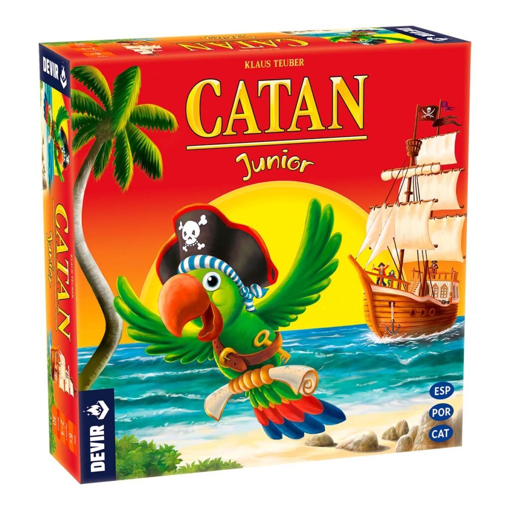 Catan Junior | Juego de Mesa Infantil de Estrategia y Piratas