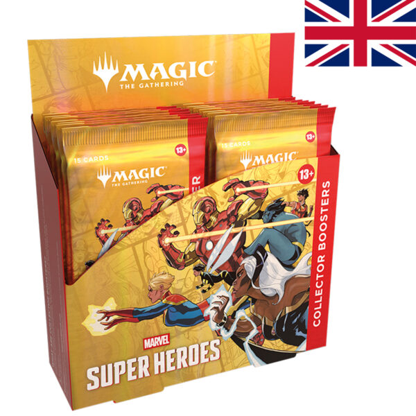 Magic The Gathering: Marvel Super Heroes Collector Booster Box (Inglés)