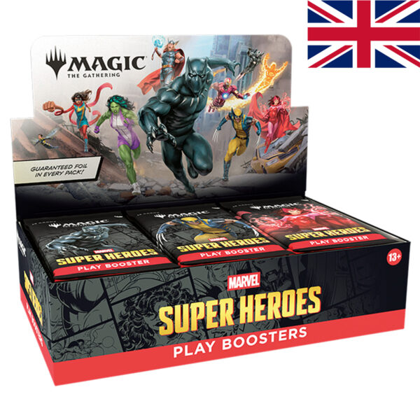 Magic The Gathering: Marvel Super Heroes Play Booster Box (Inglés)