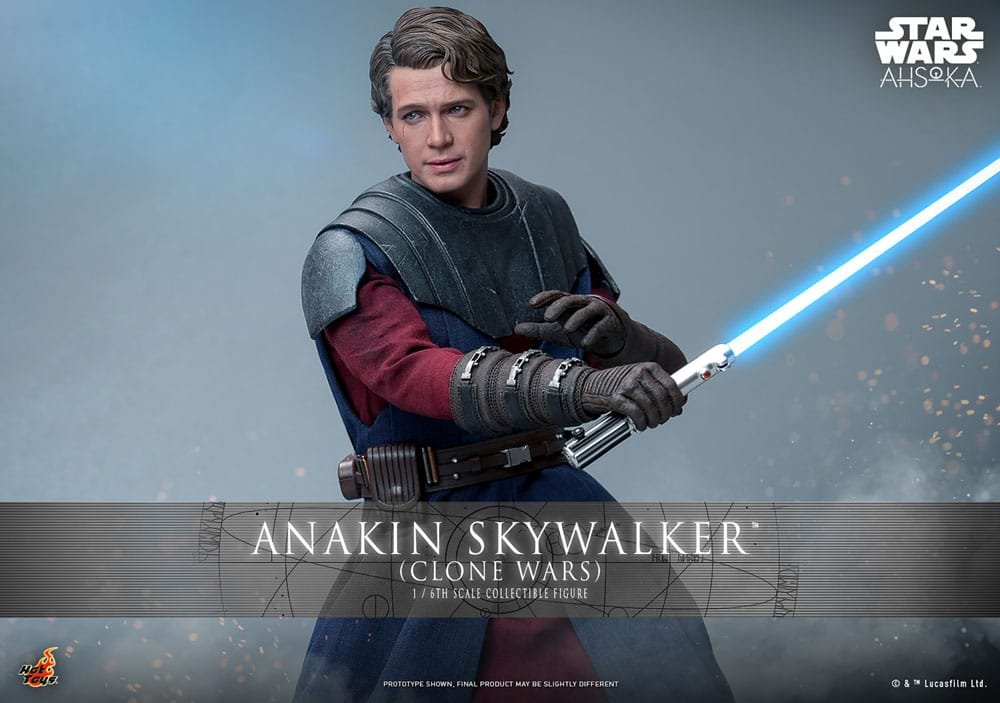 Star Wars: The Clone Wars Figura 1/6 Anakin Skywalker 31 cm (Embalaje dañado)