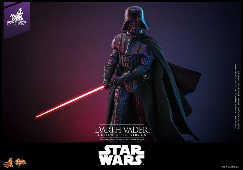 Star Wars: Darth Vader (Dueling Effect Version) Movie Masterpiece 1/6 Hot Toys (35 cm)